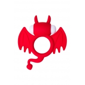 Красное эрекционное кольцо на пенис JOS COCKY DEVIL - JOS - в Сыктывкаре купить с доставкой