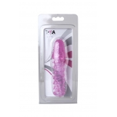 Розовая насадка с нежными шипами - 13,5 см. - Toyfa Basic - в Сыктывкаре купить с доставкой