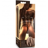 Коричневый мастубратор-вагина Nicole s Kitty - Blush Novelties - в Сыктывкаре купить с доставкой