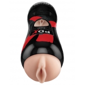 Мастурбатор-вагина Vibrating Pussy Stroker с вибрацией - Pipedream - в Сыктывкаре купить с доставкой