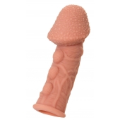 Насадка на фаллос с пузыриками, венками и ребристостью KOKOS Extreme Sleeve 09 - 12,7 см. - KOKOS - в Сыктывкаре купить с доставкой