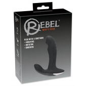 Черный вибромассажер простаты с функцией римминга Plug with Perineum Stimulator - 16,6 см. - Orion - в Сыктывкаре купить с доставкой Черный вибромассажер простаты с функцией римминга Plug with Perineum Stimulator - 16,6 см. - Orion - в Сыктывкаре купить с доставкой