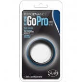 Черно-синее эрекционное кольцо Silicone Go Pro Cock Ring - Blush Novelties - в Сыктывкаре купить с доставкой