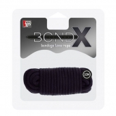 Черная веревка для связывания BONDX LOVE ROPE - 10 м. - Dream Toys - купить с доставкой в Сыктывкаре