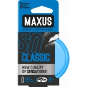 Классические презервативы в железном кейсе MAXUS Classic - 3 шт. - Maxus - купить с доставкой в Сыктывкаре