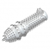 Закрытая прозрачная насадка Crystal sleeve - 14,2 см. - Erowoman-Eroman - в Сыктывкаре купить с доставкой
