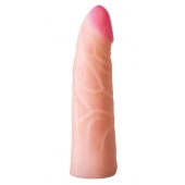 Фаллическая насадка на трусики харнесс - 17,5 см. - LOVETOY (А-Полимер) - купить с доставкой в Сыктывкаре