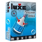 Презерватив LUXE Maxima  Глубинная бомба  - 1 шт. - Luxe - купить с доставкой в Сыктывкаре