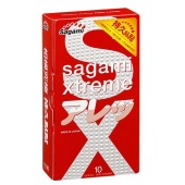Утолщенные презервативы Sagami Xtreme Feel Long с точками - 10 шт. - Sagami - купить с доставкой в Сыктывкаре