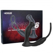 Черная анальная пробка NEXUS SIMUL8 с фиксацией на теле кольцами - Nexus Range - в Сыктывкаре купить с доставкой