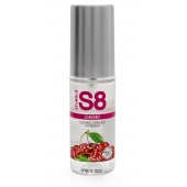 Смазка на водной основе S8 Flavored Lube со вкусом вишни - 50 мл. - Stimul8 - купить с доставкой в Сыктывкаре