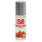 Смазка на водной основе S8 Flavored Lube со вкусом клубники - 125 мл. - Stimul8 - купить с доставкой в Сыктывкаре