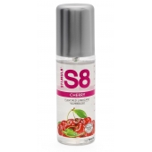 Смазка на водной основе S8 Flavored Lube со вкусом вишни - 125 мл. - Stimul8 - купить с доставкой в Сыктывкаре