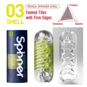 Мастурбатор SPINNER Shell - Tenga - в Сыктывкаре купить с доставкой