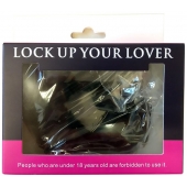 Черные меховые наручники Love с ключиками - Baile - купить с доставкой в Сыктывкаре