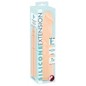 Телесная насадка-удлинитель Silicone Extension - 19 см. - Orion - в Сыктывкаре купить с доставкой