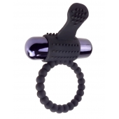 Черное эрекционное виброкольцо Vibrating Silicone Super Ring - Pipedream - в Сыктывкаре купить с доставкой