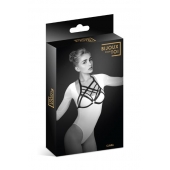 Черная упряжь на грудь Clara - Bijoux Pour Toi - купить с доставкой в Сыктывкаре