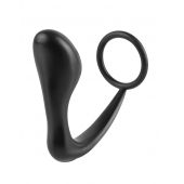 Эрекционное кольцо с анальной пробкой Ass-Gasm Cockring Plug - Pipedream - в Сыктывкаре купить с доставкой