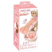 Телесная насадка-мастурбатор 2-in-1 Extension Masturbator - 21 см. - Orion - в Сыктывкаре купить с доставкой Телесная насадка-мастурбатор 2-in-1 Extension Masturbator - 21 см. - Orion - в Сыктывкаре купить с доставкой