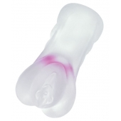Прозрачный реалистичный мастурбатор Juicy Pussy Crystal Rose - ToyFa - в Сыктывкаре купить с доставкой