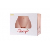 Мастурбатор-полуторс Cherry с вибрацией и двумя любовными тоннелями - KOKOS - в Сыктывкаре купить с доставкой