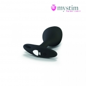 Черная пробка Mystim Rocking Vibe S с возможностью подключения к электростимулятору - 9,7 см. - MyStim - купить с доставкой в Сыктывкаре