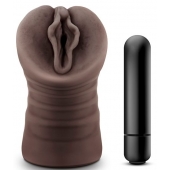 Коричневый мастурбатор-вагина Alexis - Blush Novelties - в Сыктывкаре купить с доставкой