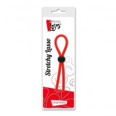 Красное эрекционное лассо с одной бусинкой-утяжкой STRETCHY THICK LASSO - Dream Toys - в Сыктывкаре купить с доставкой