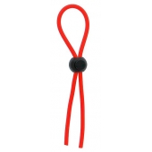 Красное эрекционное лассо с одной бусинкой-утяжкой STRETCHY THICK LASSO - Dream Toys - в Сыктывкаре купить с доставкой