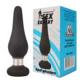 Черная коническая втулка с ограничителем - 10 см. - Bior toys