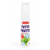 Гель-смазка Tutti-frutti со вкусом сладкой мяты - 30 гр. - Биоритм - купить с доставкой в Сыктывкаре