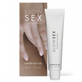 Гель для мастурбации с ароматом кокоса Slow Sex Finger Play Gel - 30 мл. - Bijoux Indiscrets - купить с доставкой в Сыктывкаре