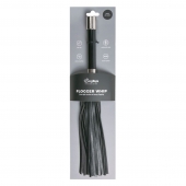 Черная плеть Easytoys Flogger With Metal Grip - 38 см. - Easy toys - купить с доставкой в Сыктывкаре