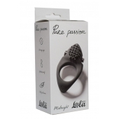 Черное эрекционное виброкольцо Pure Passion Midnight - Lola Games - в Сыктывкаре купить с доставкой