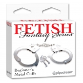 Металлические наручники Beginner s Metal Cuffs - Pipedream - купить с доставкой в Сыктывкаре