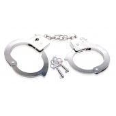Металлические наручники Beginner s Metal Cuffs - Pipedream - купить с доставкой в Сыктывкаре