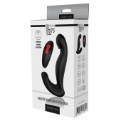 Черный вибромассажер простаты SWIRLING P-PLEASER - Dream Toys - в Сыктывкаре купить с доставкой