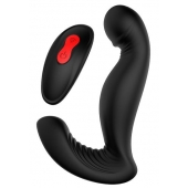 Черный вибромассажер простаты SWIRLING P-PLEASER - Dream Toys - в Сыктывкаре купить с доставкой