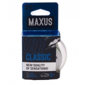 Классические презервативы в пластиковом кейсе MAXUS Classic - 3 шт. - Maxus - купить с доставкой в Сыктывкаре