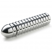 Рельефный фаллос для интенсивного электросекса Groovey George - 20 см. - MyStim - купить с доставкой в Сыктывкаре