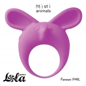 Фиолетовое эрекционное кольцо Fennec Phil - Lola Games - в Сыктывкаре купить с доставкой