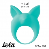 Зеленое эрекционное кольцо Kitten Kyle - Lola Games - в Сыктывкаре купить с доставкой
