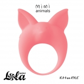 Оранжевое эрекционное кольцо Kitten Kyle - Lola Games - в Сыктывкаре купить с доставкой
