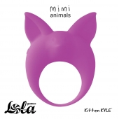 Фиолетовое эрекционное кольцо Kitten Kyle - Lola Games - в Сыктывкаре купить с доставкой