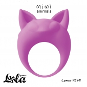 Фиолетовое эрекционное кольцо Lemur Remi - Lola Games - в Сыктывкаре купить с доставкой