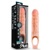 Телесный реалистичный фаллоудлинитель 9 Inch Silicone Cock Sheath Penis Extender - 22,86 см. - Blush Novelties - в Сыктывкаре купить с доставкой