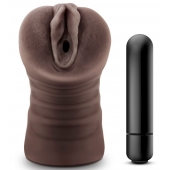 Коричневый мастурбатор-вагина Hot Chocolate Brianna - Blush Novelties - в Сыктывкаре купить с доставкой
