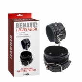 Черные наручники Surrender Wrist Restraints - Chisa - купить с доставкой в Сыктывкаре