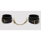 Черные оковы на ноги Bound to You Faux Leather Ankle Cuffs - Fifty Shades of Grey - купить с доставкой в Сыктывкаре
